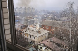 La ville de Bakhmout, qui compte à peine 4000 habitants contre 70'000 avant l'invasion, a été largement ravagée par la guerre (archives).